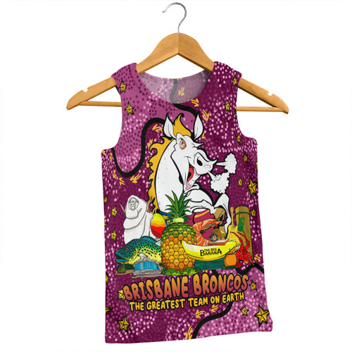 Brisbane Broncos Custom Men Singlet - Australian Big Things Men Singlet Brisbane Broncos Custom Men Singlet - Australian Big Things Men Singlet