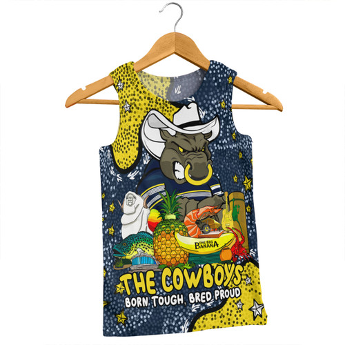 North Queensland Cowboys Custom Men Singlet - Australian Big Things Men Singlet North Queensland Cowboys Custom Men Singlet - Australian Big Things Men Singlet