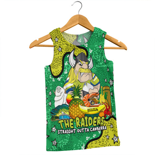 Canberra Raiders Custom Men Singlet - Australian Big Things Men Singlet Canberra Raiders Custom Men Singlet - Australian Big Things Men Singlet