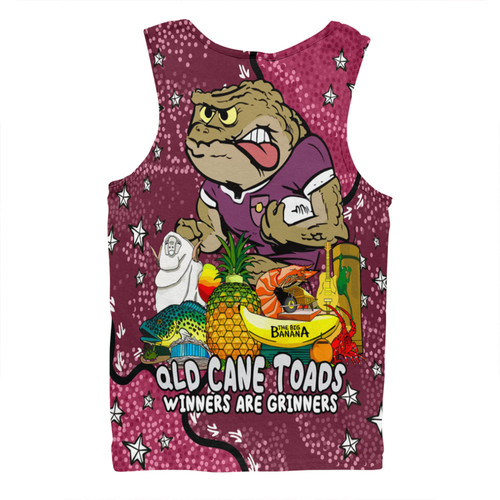 Queensland Cane Toads Custom Men Singlet - Australian Big Things Men Singlet Queensland Cane Toads Custom Men Singlet - Australian Big Things Men Singlet