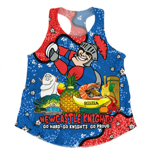 Newcastle Knights Custom Women Racerback Singlet - Australian Big Things Women Racerback Singlet Newcastle Knights Custom Women Racerback Singlet - Australian Big Things Women Racerback Singlet