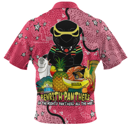 Penrith Panthers Custom Hawaiian Shirt - Australian Big Things (Pink) Hawaiian Shirt Penrith Panthers Custom Hawaiian Shirt - Australian Big Things (Pink) Hawaiian Shirt