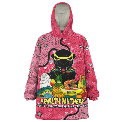 Penrith Panthers Custom Snug Hoodie - Australian Big Things (Pink) Snug Hoodie Penrith Panthers Custom Snug Hoodie - Australian Big Things (Pink) Snug Hoodie
