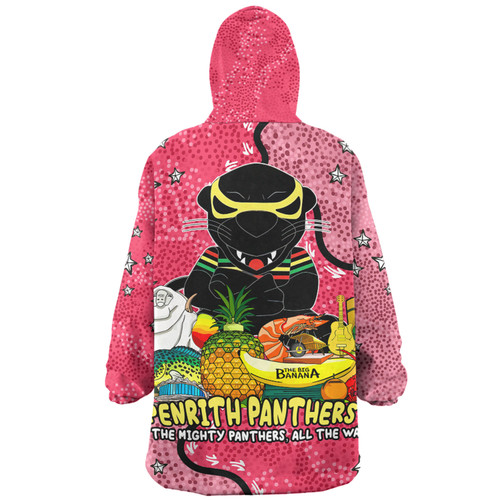 Penrith Panthers Custom Snug Hoodie - Australian Big Things (Pink) Snug Hoodie Penrith Panthers Custom Snug Hoodie - Australian Big Things (Pink) Snug Hoodie