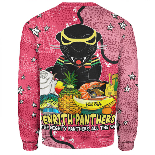 Penrith Panthers Custom Sweatshirt - Australian Big Things (Pink) Sweatshirt Penrith Panthers Custom Sweatshirt - Australian Big Things (Pink) Sweatshirt