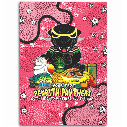 Penrith Panthers Custom Area Rug - Australian Big Things (Pink) Area Rug Penrith Panthers Custom Area Rug - Australian Big Things (Pink) Area Rug