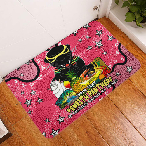 Penrith Panthers Custom Doormat - Australian Big Things (Pink) Doormat Penrith Panthers Custom Doormat - Australian Big Things (Pink) Doormat