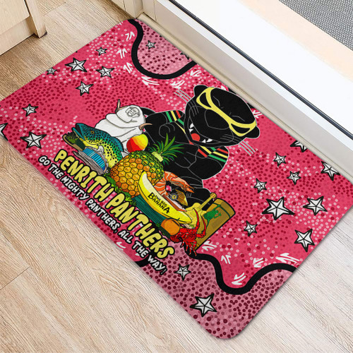 Penrith Panthers Custom Doormat - Australian Big Things (Pink) Doormat Penrith Panthers Custom Doormat - Australian Big Things (Pink) Doormat
