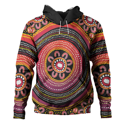 Australia Aboriginal Hoodie - Aboriginal Dot Art Design Hoodie