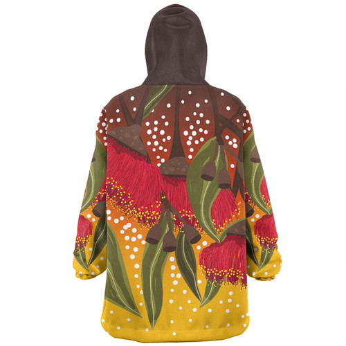 Australia Aboriginal Snug Hoodie - Red Eucalyptus Aboriginal Dot Art Snug Hoodie Australia Aboriginal Snug Hoodie - Red Eucalyptus Aboriginal Dot Art Snug Hoodie