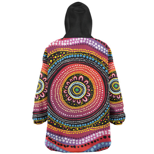 Australia Aboriginal Snug Hoodie - Aboriginal Showcasing Dot Art Design Snug Hoodie Australia Aboriginal Snug Hoodie - Aboriginal Showcasing Dot Art Design Snug Hoodie