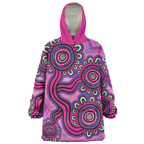 Australia Aboriginal Snug Hoodie - Dot Patterns From Indigenous Australian Culture Snug Hoodie