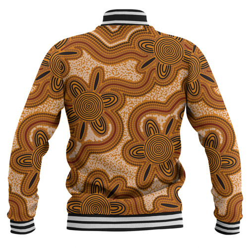Australia Aboriginal Baseball Jacket - Aboriginal Art Background Connection Concept Baseball Jacket Australia Aboriginal Baseball Jacket - Aboriginal Art Background Connection Concept Baseball Jacket