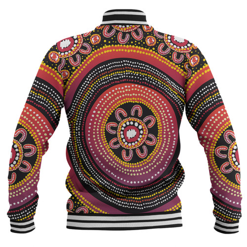 Australia Aboriginal Baseball Jacket - Aboriginal Dot Art Design Baseball Jacket Australia Aboriginal Baseball Jacket - Aboriginal Dot Art Design Baseball Jacket
