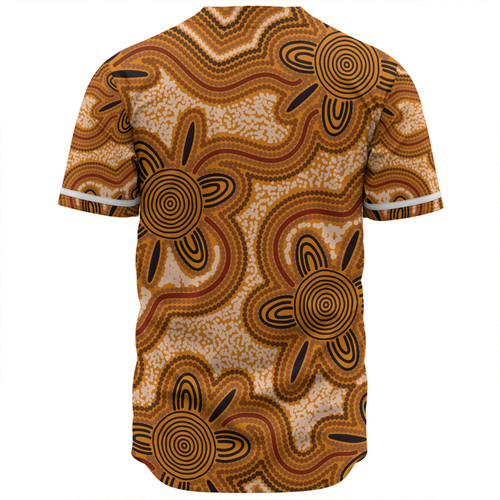 Australia Aboriginal Baseball Shirt - Aboriginal Art Background Connection Concept Baseball Shirt Australia Aboriginal Baseball Shirt - Aboriginal Art Background Connection Concept Baseball Shirt