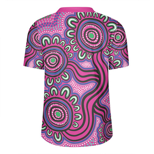 Australia Aboriginal Rugby Jersey - Dot Patterns From Indigenous Australian Culture Rugby Jersey Australia Aboriginal Rugby Jersey - Dot Patterns From Indigenous Australian Culture Rugby Jersey