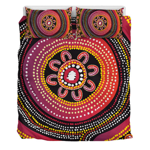 Australia Aboriginal Bedding Set - Aboriginal Dot Art Design Bedding Set Australia Aboriginal Bedding Set - Aboriginal Dot Art Design Bedding Set