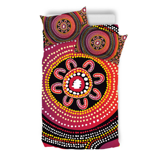 Australia Aboriginal Bedding Set - Aboriginal Dot Art Design Bedding Set Australia Aboriginal Bedding Set - Aboriginal Dot Art Design Bedding Set