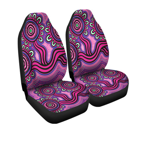 Australia Aboriginal Car Seat Cover - Dot Patterns From Indigenous Australian Culture Car Seat Cover Australia Aboriginal Car Seat Cover - Dot Patterns From Indigenous Australian Culture Car Seat Cover