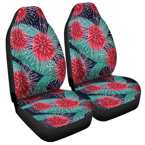 Australia Aboriginal Car Seat Cover - Australian Hakea Flower Artwork Car Seat Cover Australia Aboriginal Car Seat Cover - Australian Hakea Flower Artwork Car Seat Cover