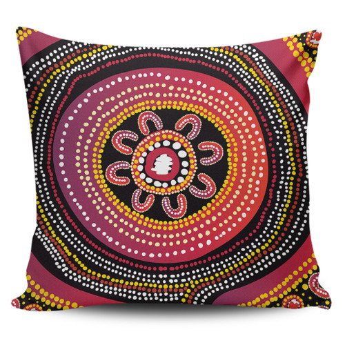 Australia Aboriginal Pillow Cases - Aboriginal Dot Art Design Pillow Cases Australia Aboriginal Pillow Cases - Aboriginal Dot Art Design Pillow Cases