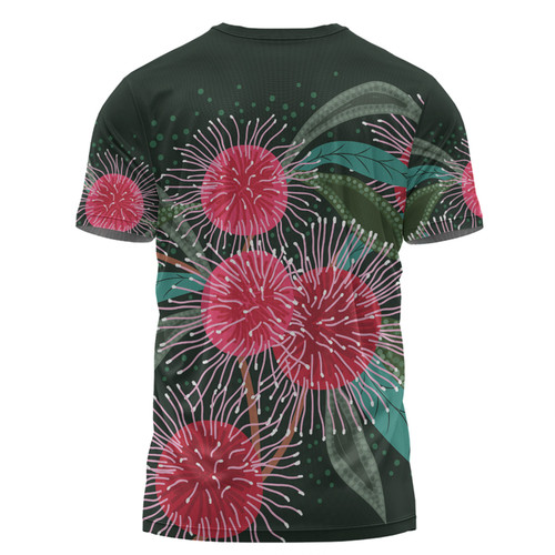 Australia Aboriginal T-shirt - Australian Hakea Flowers Painting In Aboriginal Style T-shirt
