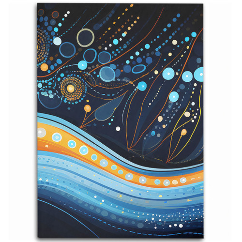 Australia Dreaming Aboriginal Area Rug - Aboriginal Culture Indigenous Dot Painting Art Inspired Area Rug Australia Dreaming Aboriginal Area Rug - Aboriginal Culture Indigenous Dot Painting Art Inspired Area Rug