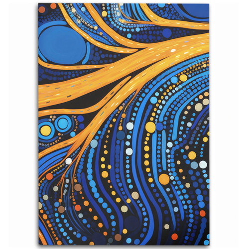Australia Dreaming Aboriginal Area Rug - Aboriginal Indigenous Culture Dot Painting Art Inspired Area Rug Australia Dreaming Aboriginal Area Rug - Aboriginal Indigenous Culture Dot Painting Art Inspired Area Rug