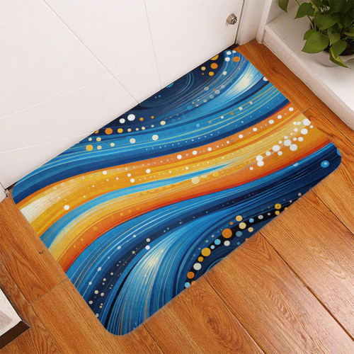 Australia Dreaming Aboriginal Doormat - Aboriginal Indigenous Dot Painting Dream Art Inspired Doormat Australia Dreaming Aboriginal Doormat - Aboriginal Indigenous Dot Painting Dream Art Inspired Doormat