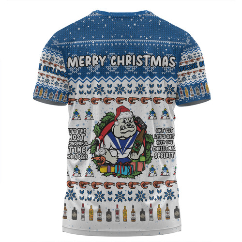 Canterbury-Bankstown Bulldogs Christmas Custom T-Shirt - Aussie Chrissie Spirit T-Shirt Canterbury-Bankstown Bulldogs Christmas Custom T-Shirt - Aussie Chrissie Spirit T-Shirt
