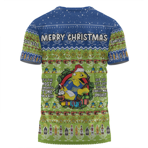 Parramatta Eels Christmas Custom T-shirt - Aussie Chrissie Spirit T-shirt Parramatta Eels Christmas Custom T-shirt - Aussie Chrissie Spirit T-shirt
