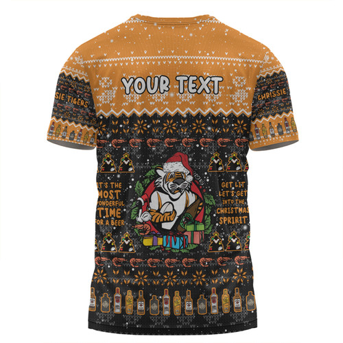 Wests Tigers Christmas Custom T-shirt - Aussie Chrissie Spirit T-shirt Wests Tigers Christmas Custom T-shirt - Aussie Chrissie Spirit T-shirt