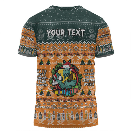 Australia Wallabies Christmas Custom T-shirt - Aussie Chrissie Spirit T-shirt Australia Wallabies Christmas Custom T-shirt - Aussie Chrissie Spirit T-shirt