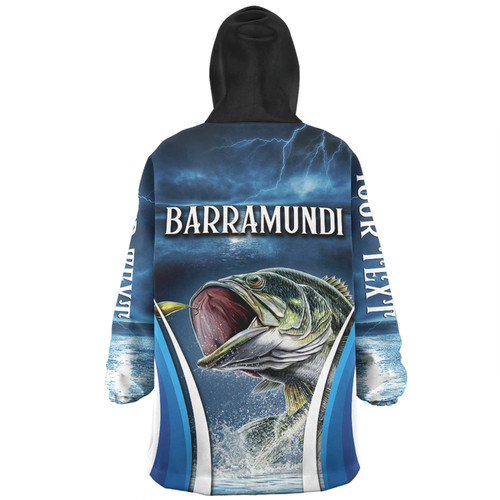 Australia Fishing Custom Snug Hoodie - Jumping Barramundi Fishing  Snug Hoodie Australia Fishing Custom Snug Hoodie - Jumping Barramundi Fishing  Snug Hoodie