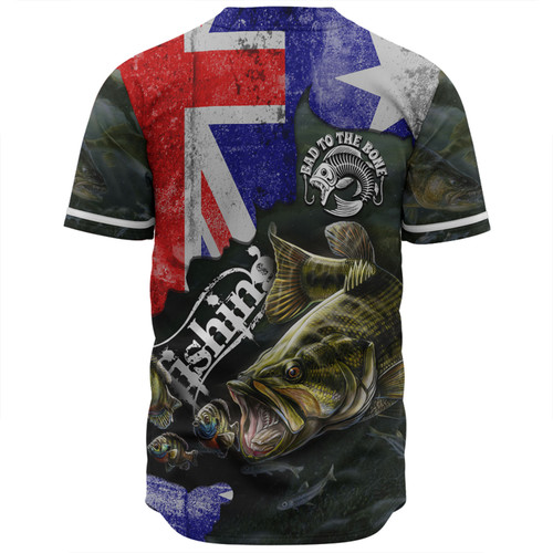 Australia Fishing Baseball Shirt - Bad To The Bone Fishing Australia Flag Vintage Baseball Shirt Australia Fishing Baseball Shirt - Bad To The Bone Fishing Australia Flag Vintage Baseball Shirt