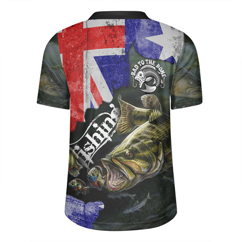 Australia Fishing Rugby Jersey - Bad To The Bone Fishing Australia Flag Vintage Rugby Jersey Australia Fishing Rugby Jersey - Bad To The Bone Fishing Australia Flag Vintage Rugby Jersey
