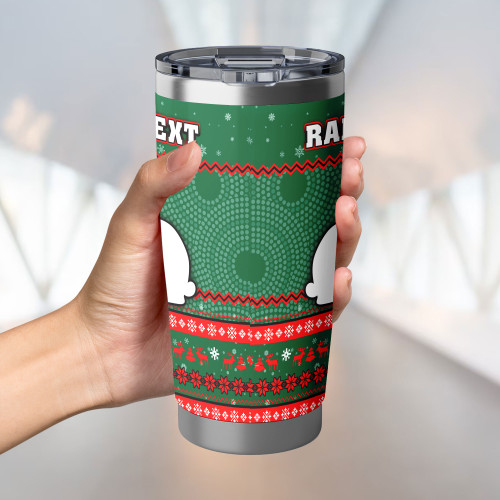 South Sydney Rabbitohs Tumbler - Ugly Xmas And Aboriginal Patterns For Die Hard Fan South Sydney Rabbitohs Tumbler - Ugly Xmas And Aboriginal Patterns For Die Hard Fan