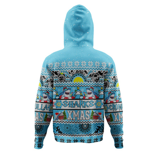 Cronulla-Sutherland Sharks Christmas Aboriginal Custom Hoodie - Indigenous Knitted Ugly Xmas Style Hoodie Cronulla-Sutherland Sharks Christmas Aboriginal Custom Hoodie - Indigenous Knitted Ugly Xmas Style Hoodie