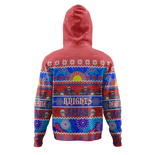 Newcastle Knights Christmas Aboriginal Custom Hoodie - Indigenous Knitted Ugly Xmas Style Hoodie Newcastle Knights Christmas Aboriginal Custom Hoodie - Indigenous Knitted Ugly Xmas Style Hoodie