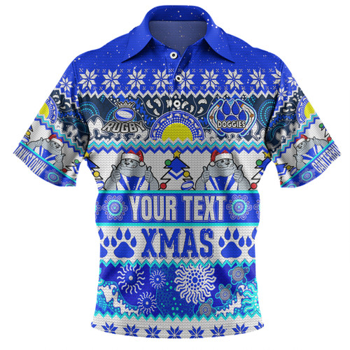 Canterbury-Bankstown Bulldogs Christmas Aboriginal Custom Polo Shirt - Indigenous Knitted Ugly Xmas Style Polo Shirt Canterbury-Bankstown Bulldogs Christmas Aboriginal Custom Polo Shirt - Indigenous Knitted Ugly Xmas Style Polo Shirt