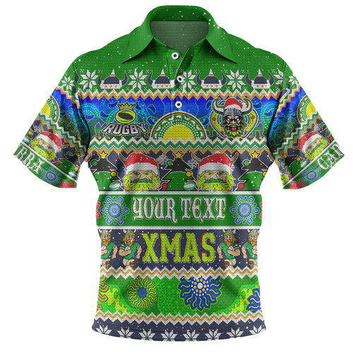Canberra Raiders Christmas Aboriginal Custom Polo Shirt - Indigenous Knitted Ugly Xmas Style Polo Shirt Canberra Raiders Christmas Aboriginal Custom Polo Shirt - Indigenous Knitted Ugly Xmas Style Polo Shirt