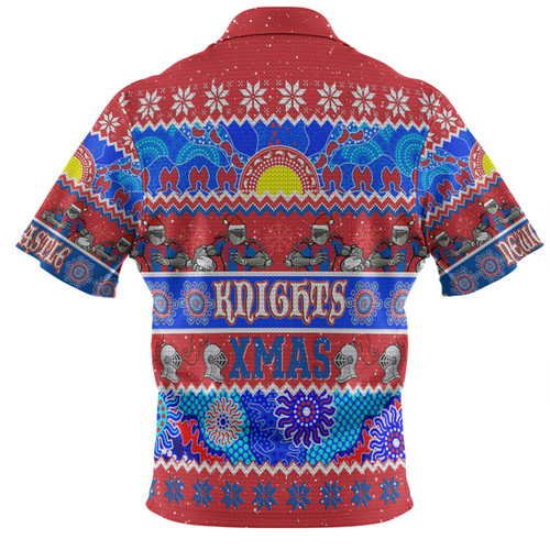 Newcastle Knights Christmas Aboriginal Custom Hawaiian Shirt - Indigenous Knitted Ugly Xmas Style Hawaiian Shirt Newcastle Knights Christmas Aboriginal Custom Hawaiian Shirt - Indigenous Knitted Ugly Xmas Style Hawaiian Shirt