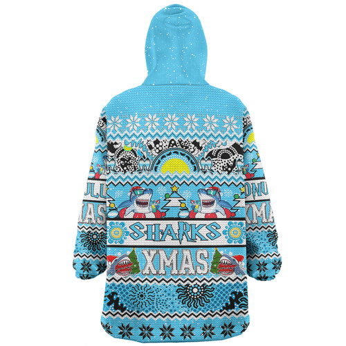Cronulla-Sutherland Sharks Christmas Aboriginal Custom Snug Hoodie - Indigenous Knitted Ugly Xmas Style Snug Hoodie Cronulla-Sutherland Sharks Christmas Aboriginal Custom Snug Hoodie - Indigenous Knitted Ugly Xmas Style Snug Hoodie
