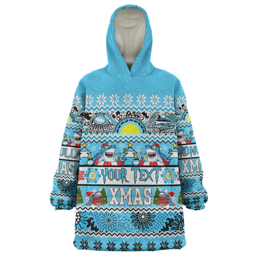 Cronulla-Sutherland Sharks Christmas Aboriginal Custom Snug Hoodie - Indigenous Knitted Ugly Xmas Style Snug Hoodie Cronulla-Sutherland Sharks Christmas Aboriginal Custom Snug Hoodie - Indigenous Knitted Ugly Xmas Style Snug Hoodie