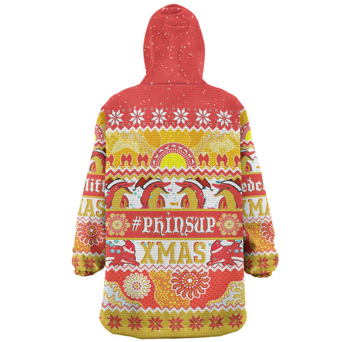 Redcliffe Dolphins Christmas Aboriginal Custom Snug Hoodie - Indigenous Knitted Ugly Xmas Style Snug Hoodie Redcliffe Dolphins Christmas Aboriginal Custom Snug Hoodie - Indigenous Knitted Ugly Xmas Style Snug Hoodie