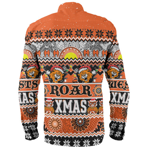 Wests Tigers Christmas Aboriginal Custom Long Sleeve Shirt - Indigenous Knitted Ugly Xmas Style Long Sleeve Shirt Wests Tigers Christmas Aboriginal Custom Long Sleeve Shirt - Indigenous Knitted Ugly Xmas Style Long Sleeve Shirt