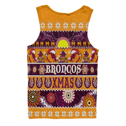 Brisbane Broncos Christmas Aboriginal Custom Men Singlet - Indigenous Knitted Ugly Xmas Style Men Singlet Brisbane Broncos Christmas Aboriginal Custom Men Singlet - Indigenous Knitted Ugly Xmas Style Men Singlet