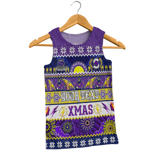 Melbourne Storm Christmas Aboriginal Custom Men Singlet - Indigenous Knitted Ugly Xmas Style Men Singlet Melbourne Storm Christmas Aboriginal Custom Men Singlet - Indigenous Knitted Ugly Xmas Style Men Singlet