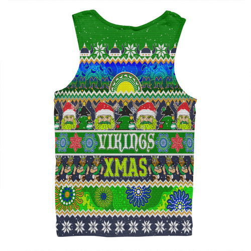 Canberra Raiders Christmas Aboriginal Custom Men Singlet - Indigenous Knitted Ugly Xmas Style Men Singlet Canberra Raiders Christmas Aboriginal Custom Men Singlet - Indigenous Knitted Ugly Xmas Style Men Singlet