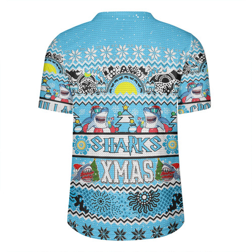 Cronulla-Sutherland Sharks Christmas Aboriginal Custom Rugby Jersey - Indigenous Knitted Ugly Xmas Style Rugby Jersey Cronulla-Sutherland Sharks Christmas Aboriginal Custom Rugby Jersey - Indigenous Knitted Ugly Xmas Style Rugby Jersey